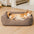 Corduroy Scratch-Resistant Breathable Detachable Comfort Dog Bed