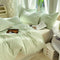 Seersucker sólido para todas las estaciones <tc>Color</tc> Juego de sábanas Comfort Bed