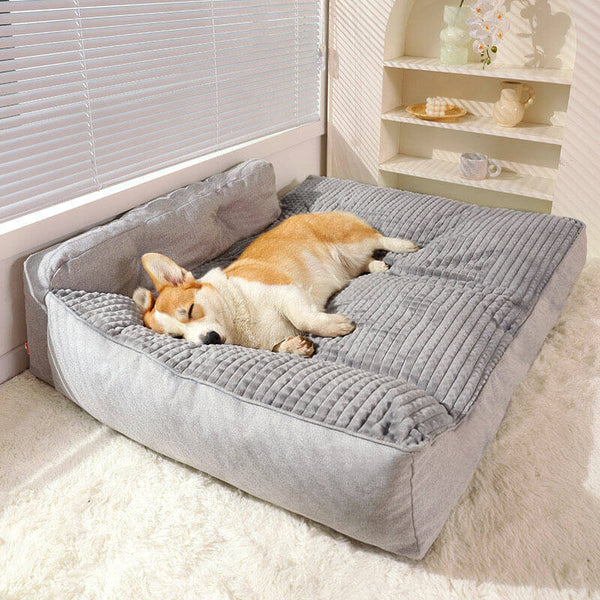 Todas las estaciones Bed de almohada para gatos y perros lavables en espesas