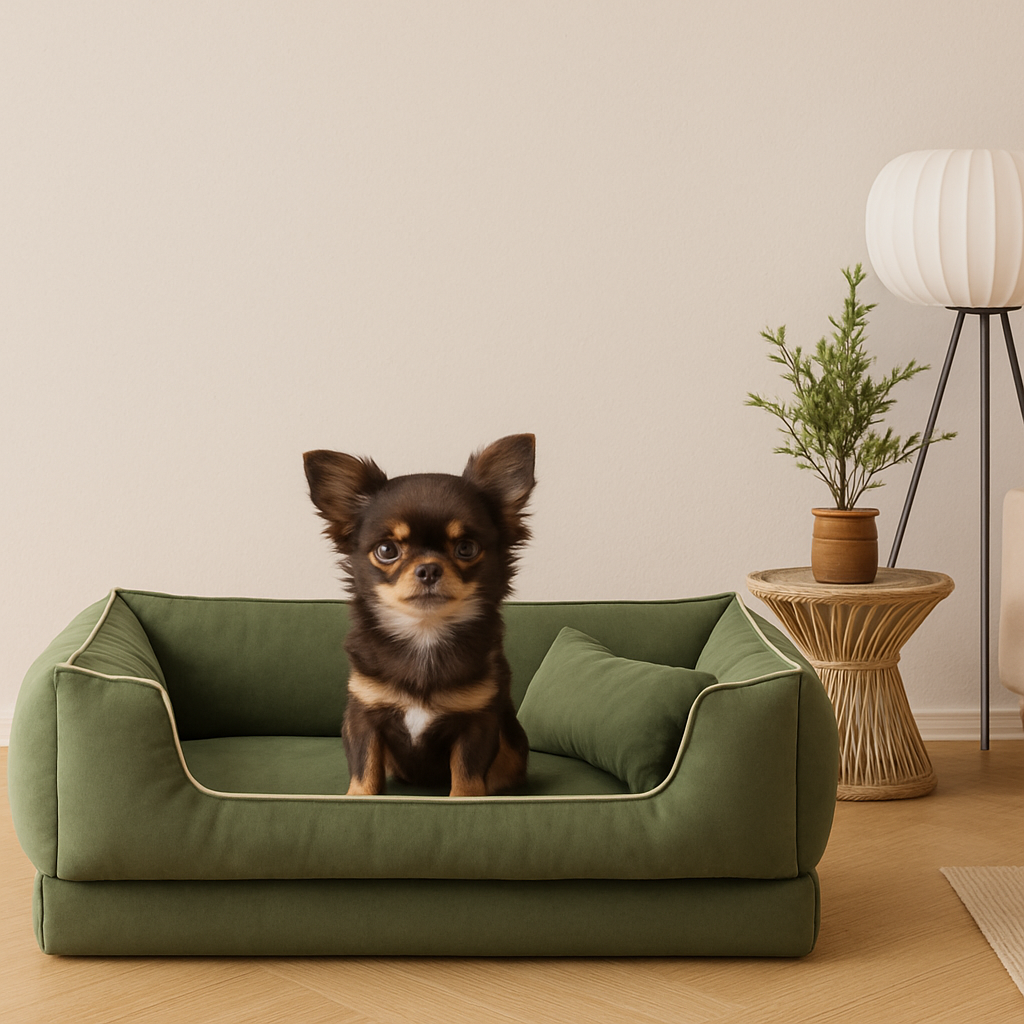 Nordic Style Waterproof Anti-Scratch Washable Dog Sofa Bed with Pillow