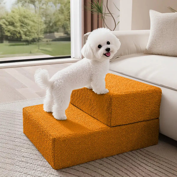 Escaleras de mascotas de nivel múltiple de cuero de PU lavable por el agua