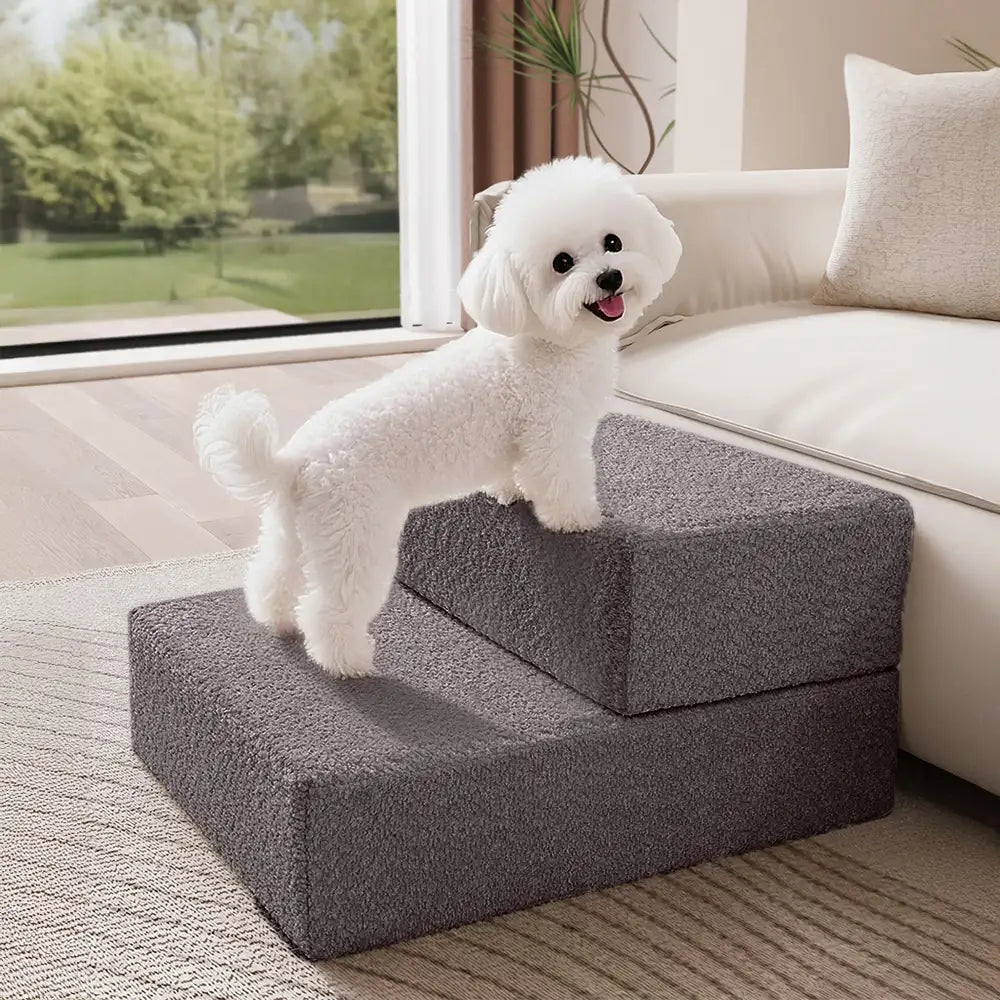 Escaleras de mascotas de nivel múltiple de cuero de PU lavable por el agua
