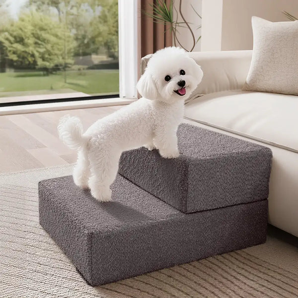 Escaleras de mascotas de nivel múltiple de cuero de PU lavable por el agua