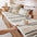 Cozy Chenille Striped Plush Sofa Protector Pet Mat Non-slip Couch Cover