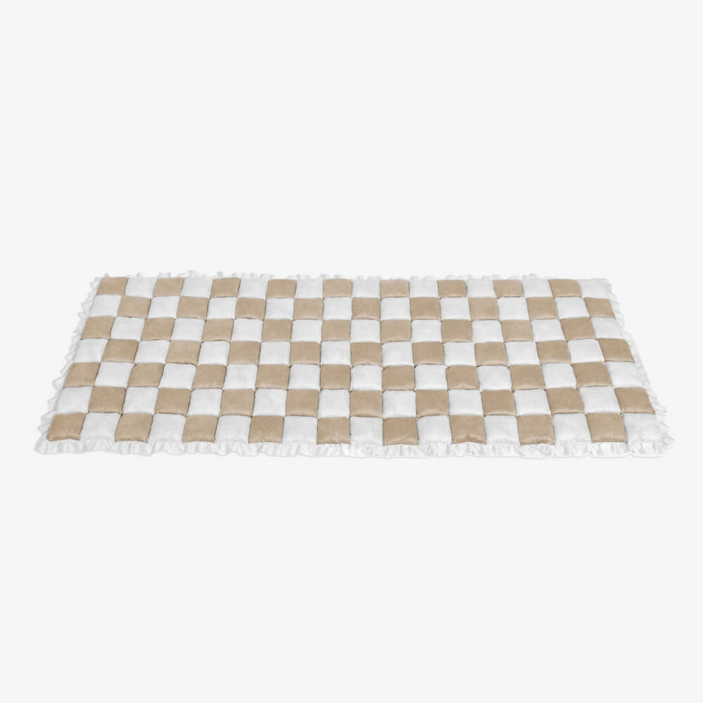 Cubierta de sofá de protector de muebles para mascotas a cuadros a cuadros