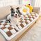 Cubierta de sofá de protector de muebles para mascotas a cuadros a cuadros