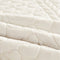 Set de falda de la cama acolchada de terciopelo cremoso de la leche