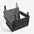 Dormitorio móvil Extensor de asiento de asiento trasero de cobertura completa de Bedroom Mobile - Ideal para viajar y acampar
