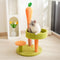 Plataforma de doble capa resistente a las zanahorias Sisal Small Cat Árbol