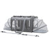 Extra-Large Expandable Dual-Compartment Breathable Travel Pet Carrier Bag