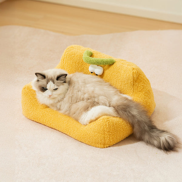 Diseño de monstruos suaves de lujoso Cama elevada de perros y gatos