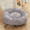 Cama de soporte de donas redondo ultra suave y gato
