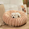 Cama de soporte de donas redondo ultra suave y gato