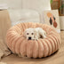 Cama de soporte de donas redondo ultra suave y gato