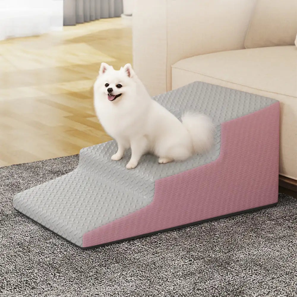 Escaleras de rampa para mascotas de espuma de pendiente suave