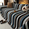 All-Season Colorful Leaf Chenille One Piece Throw Couch Cover