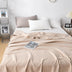 All-Season Lightweight Breathable Cotton Waffle Throw Blanket for Pets & People
