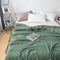 All-Season Lightweight Breathable Cotton Waffle Throw Blanket for Pets & People