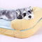 All Season Breathable Orthopedic Dog Bed with Waterproof Liner and Pillow