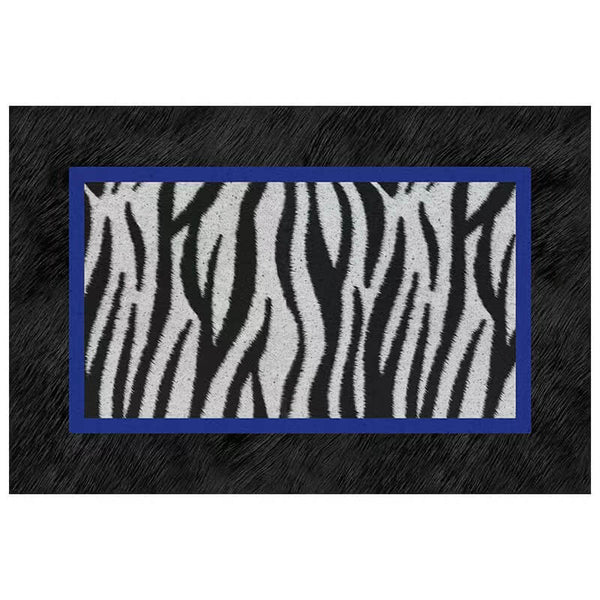 Animal Print Anti-Stain Non-Slip Front Door Mat for Muddy Dog Paws