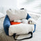 Color-block Travel Booster Multi-Functional Dog Car Seat Bed