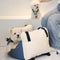 Color-block Travel Booster Multi-Functional Dog Car Seat Bed