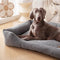 Corduroy Scratch-Resistant Breathable Detachable Comfort Dog Bed