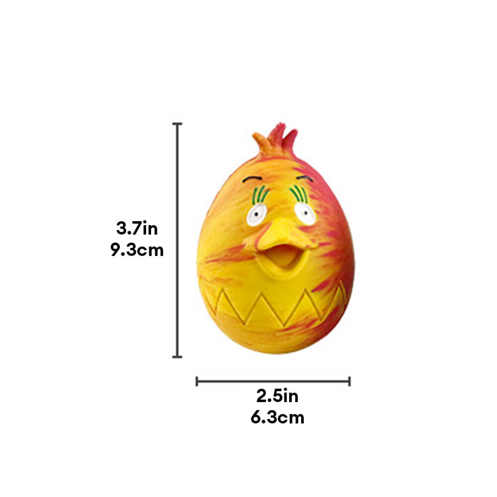 لعبة مطاطية على شكل بيضة عيد الفصح للكلاب – لعبة مضغ ممتعة ومتينة