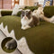 Elegant Soft Chenille Non-Slip Couch Cover with  Ruffled Skirt