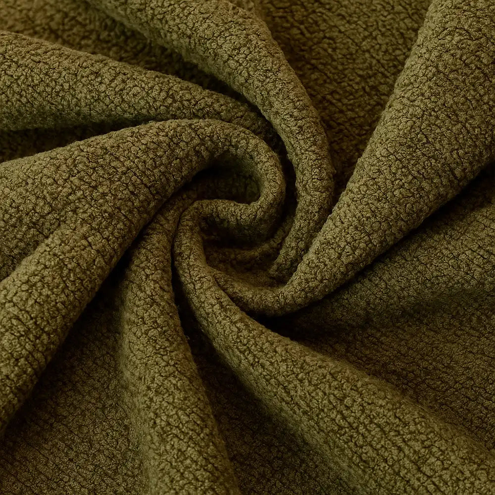 Elegant Soft Chenille Non-Slip Couch Cover with  Ruffled Skirt