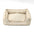Faux Linen Chew-Resistant Non-slip Washable Dog Bed