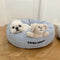 Buenas noches Sueño profundo Cama de perros relajante con juguete para osos