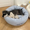 Buenas noches Sueño profundo Cama de perros relajante con juguete para osos