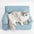 Cama de perros acogedor de cuero de cuero sintético y impermeable