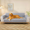 Modern Diamond One-Piece Sofa Protector Water-resistant Non-Slip Couch Cover with Armrest