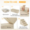 Modular Stackable Foam Ramp Anti-Slip Dog Stairs for Small & Senior Dogs