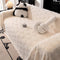 Plush Paw-Patterned Soft Sofa Protector Throw Couch Cover