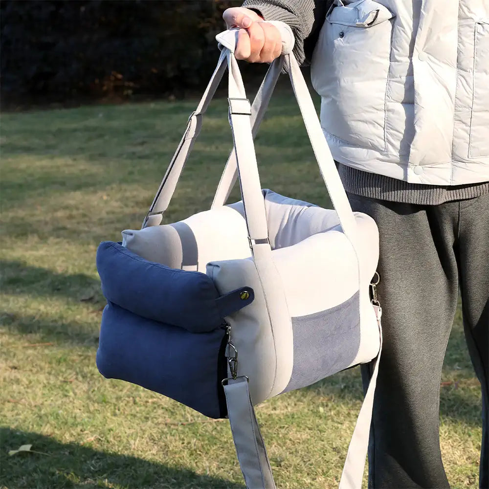 Thick Full-Lining Dual-Purpose Travel Bag Center Console Dog Car Seat