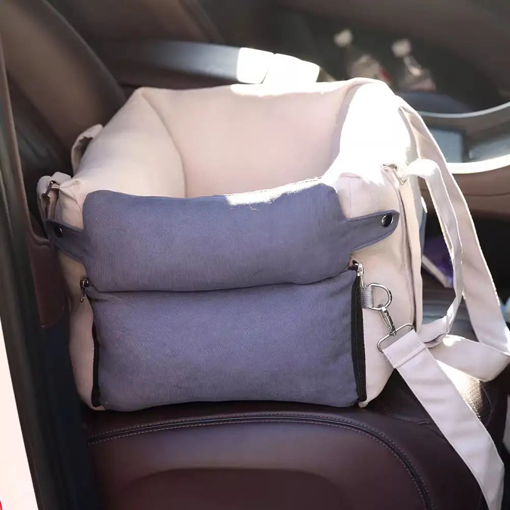 Thick Full-Lining Dual-Purpose Travel Bag Center Console Dog Car Seat