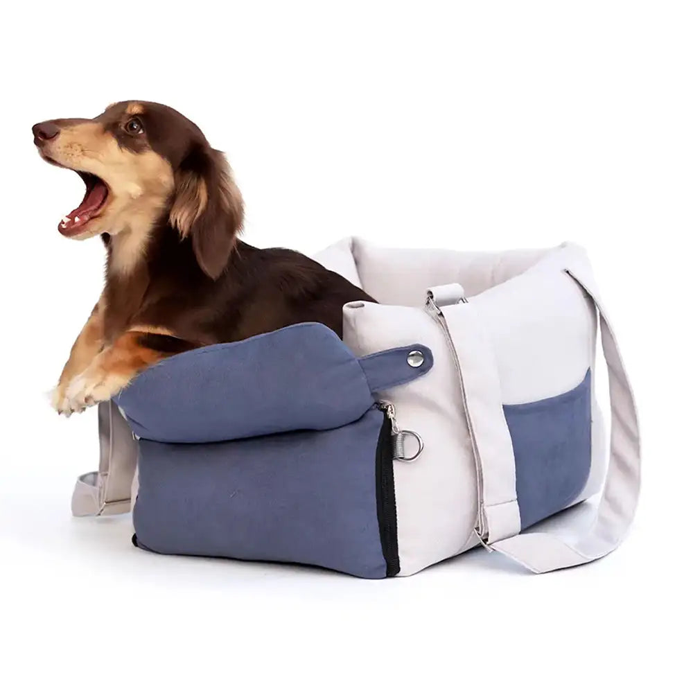 Thick Full-Lining Dual-Purpose Travel Bag Center Console Dog Car Seat