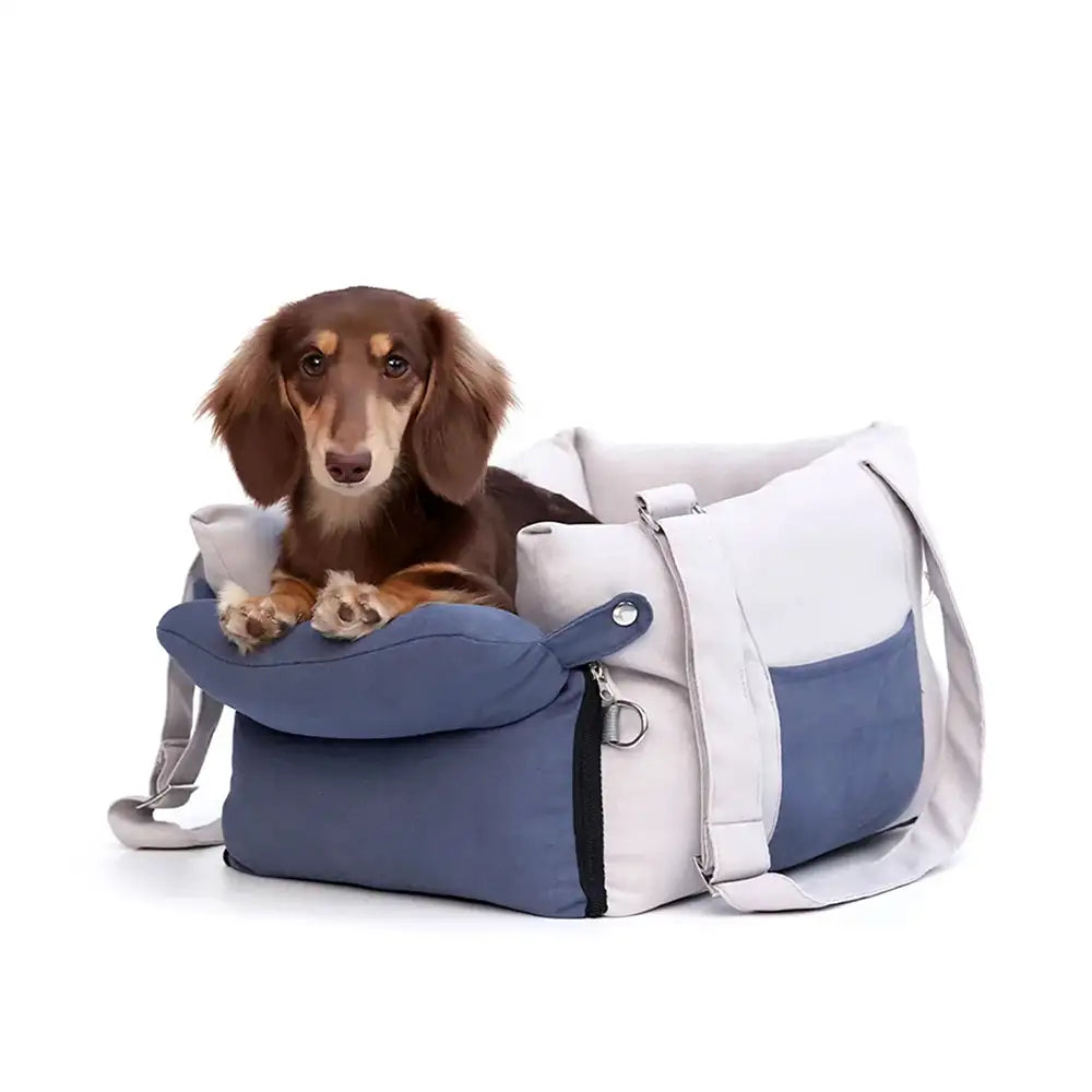 Thick Full-Lining Dual-Purpose Travel Bag Center Console Dog Car Seat