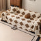Thickened Plush Diamond Jacquard Sofa Scratch-Resistant Couch Cover