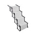 Travel Portable Foldable 4-Steps Non-Slip Dog Car Stair
