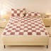 Topper de plataforma de felpa y funda de almohada