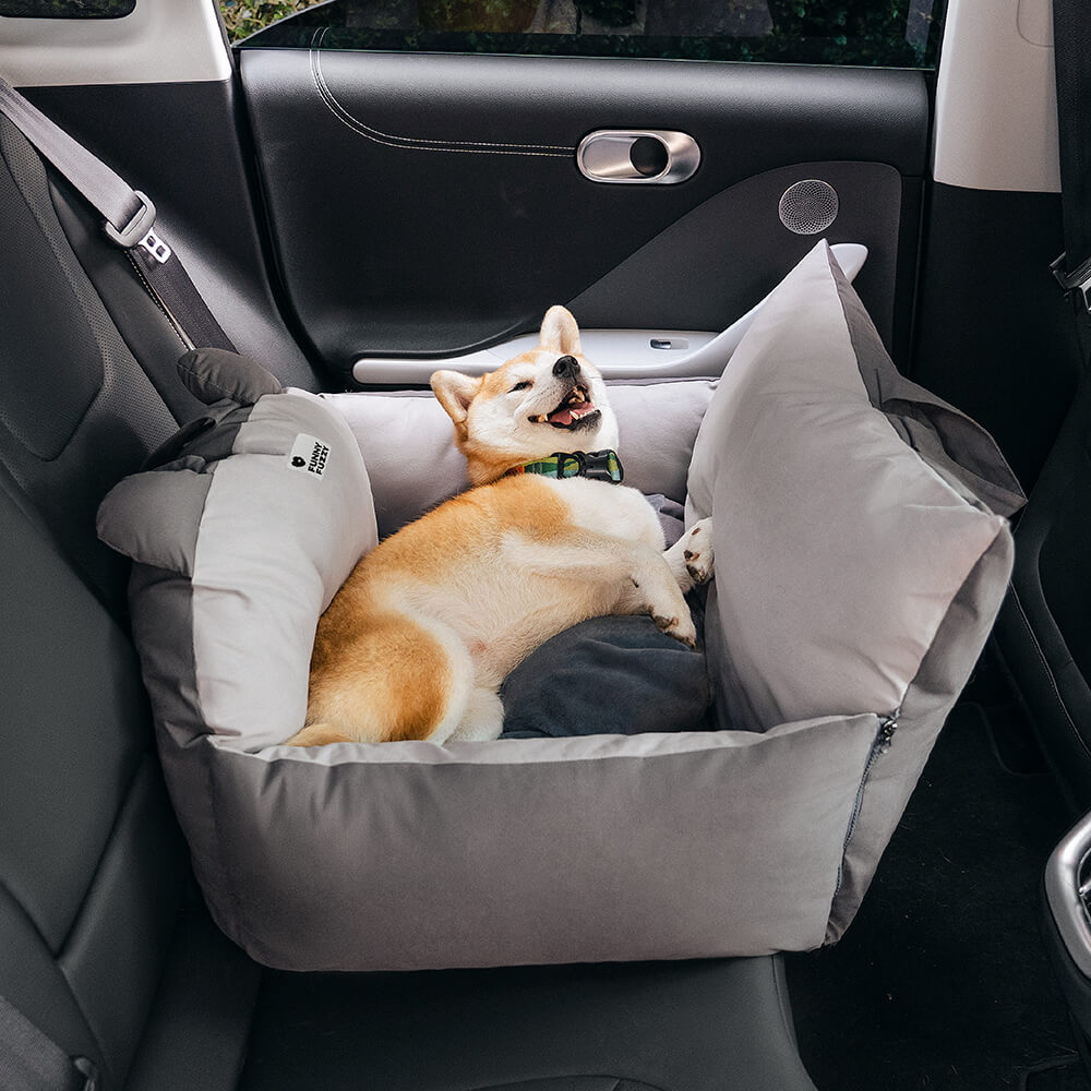Orejas de oso cama de seguridad para el automóvil para perros