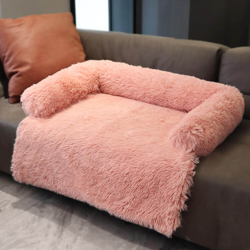 Muebles de muebles calmantes Cama para perros - respaldo difuso