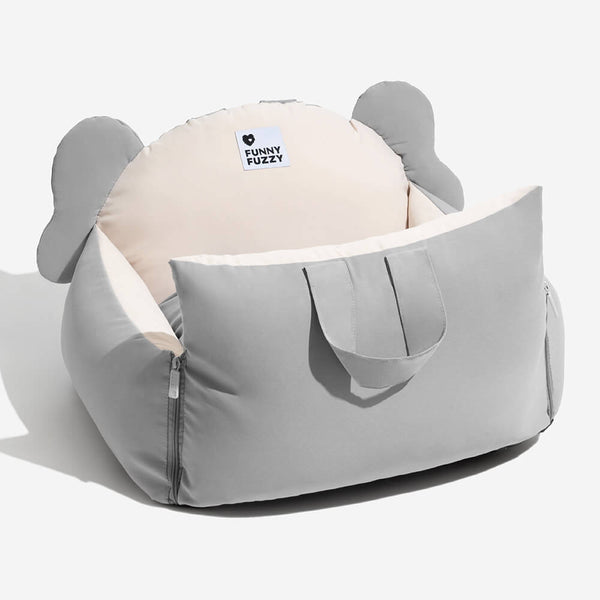Fun Sente de Zootopia Seguridad de viaje Bed de asiento de automóvil grande para perros