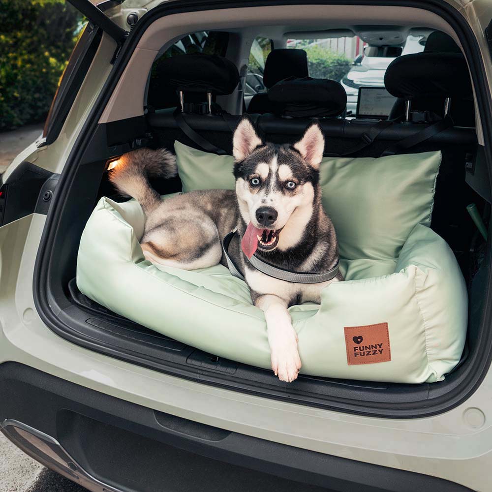 Reisepolster-Sicherheitsbetten für mittelgroße und große Hunde im Auto
