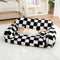 Cama de sofá de perros y gatos de diamantes de ocio y gato