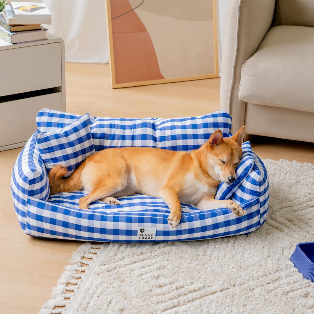 Bonnes choses lin respirant confort canapé-lit pour animaux de compagnie lit pour chien